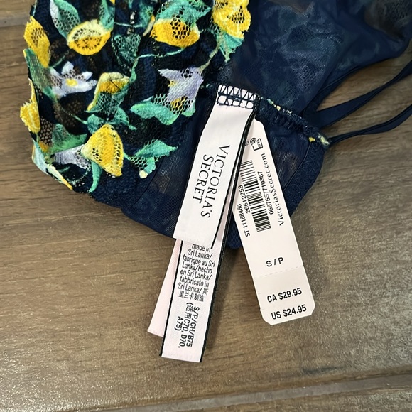 NWT Victoria’s Secret Lace Lemon Bralette size Small - Picture 4 of 4